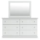 Bostwick Shoals Full Panel Bed, Dresser, Mirror and Nightstand