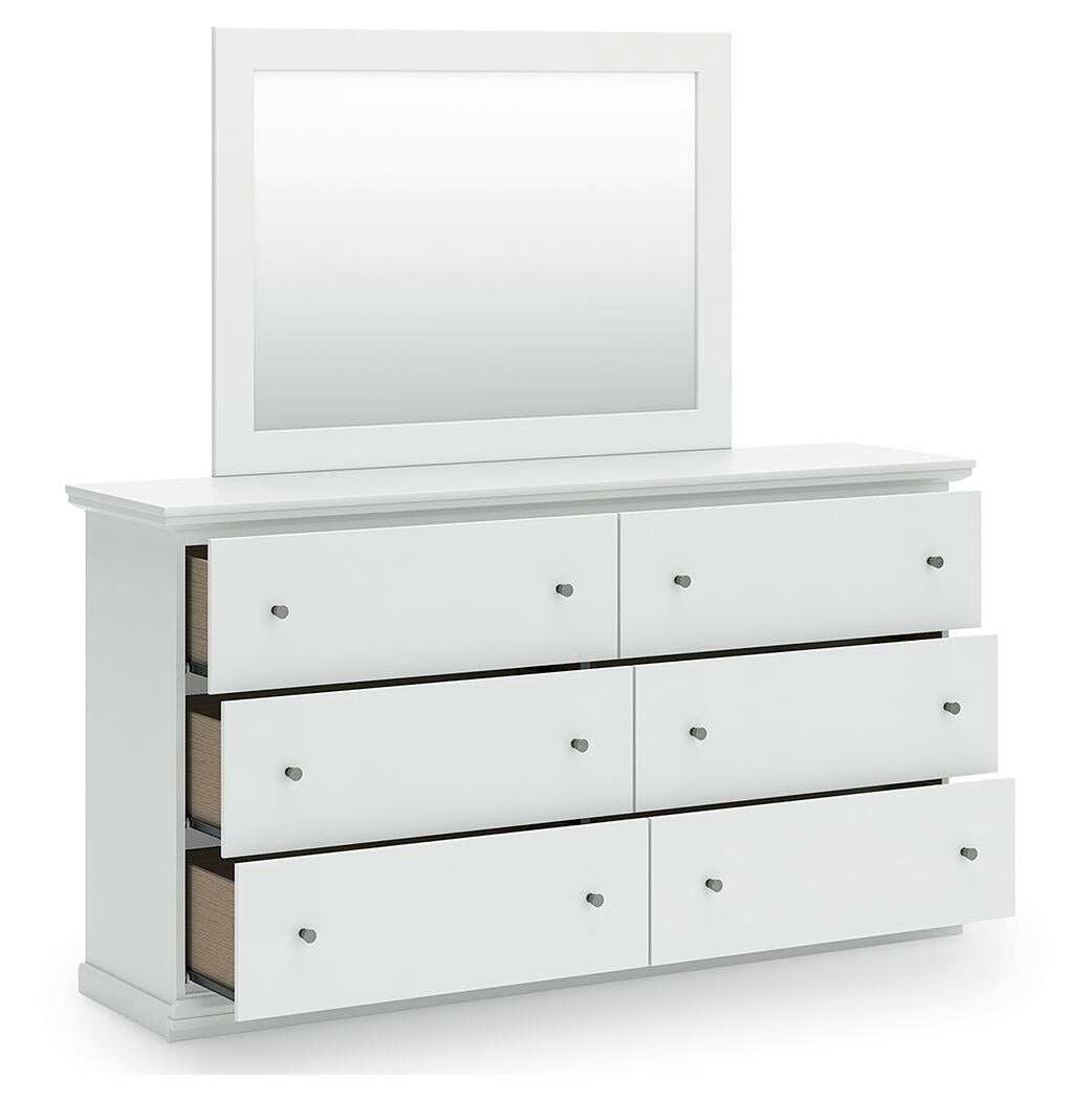 Bostwick Shoals Full Panel Bed, Dresser, Mirror and Nightstand