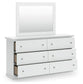 Bostwick Shoals Full Panel Bed, Dresser, Mirror and Nightstand