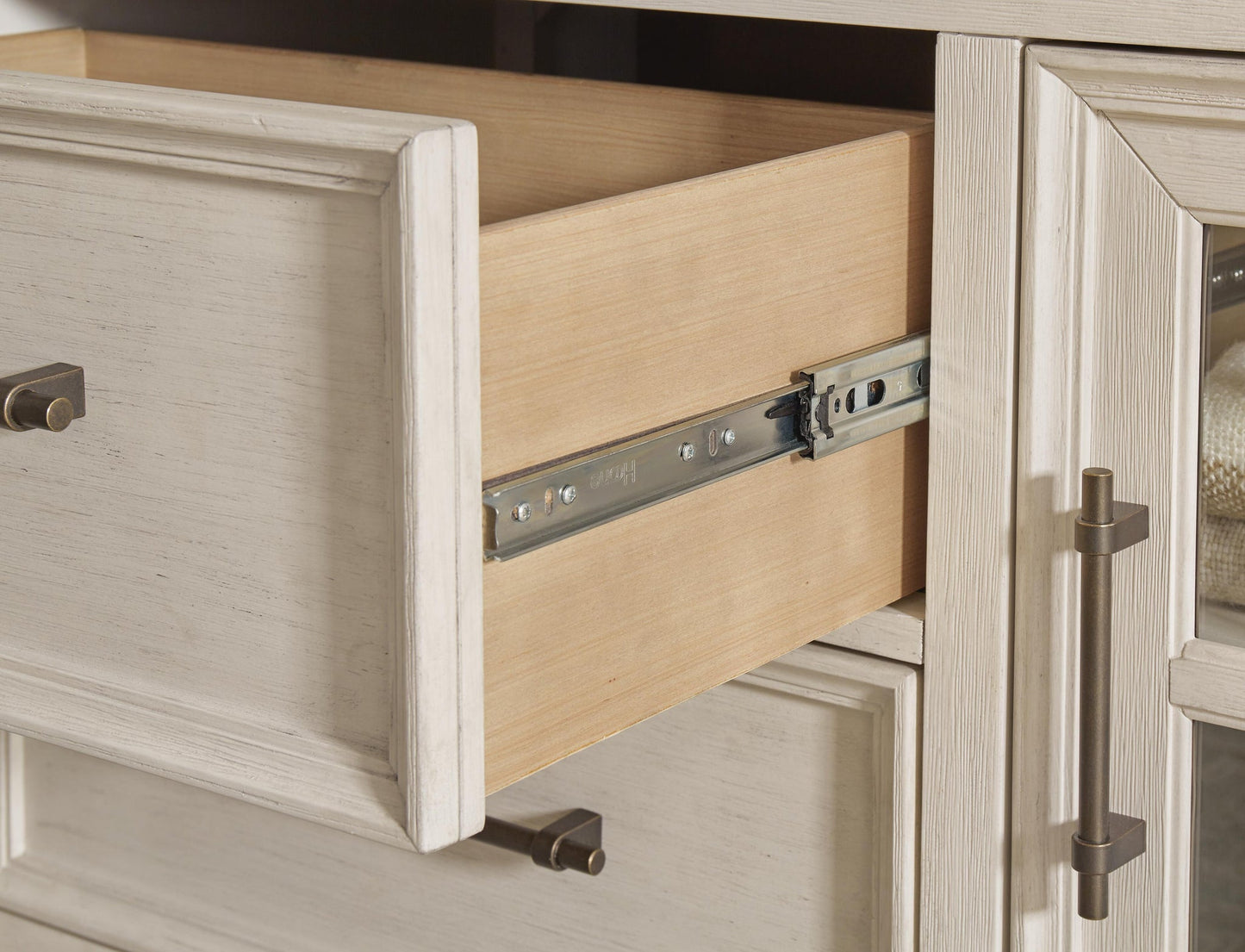 Shaybrock King Panel Bed, Dresser, Mirror and Nightstand