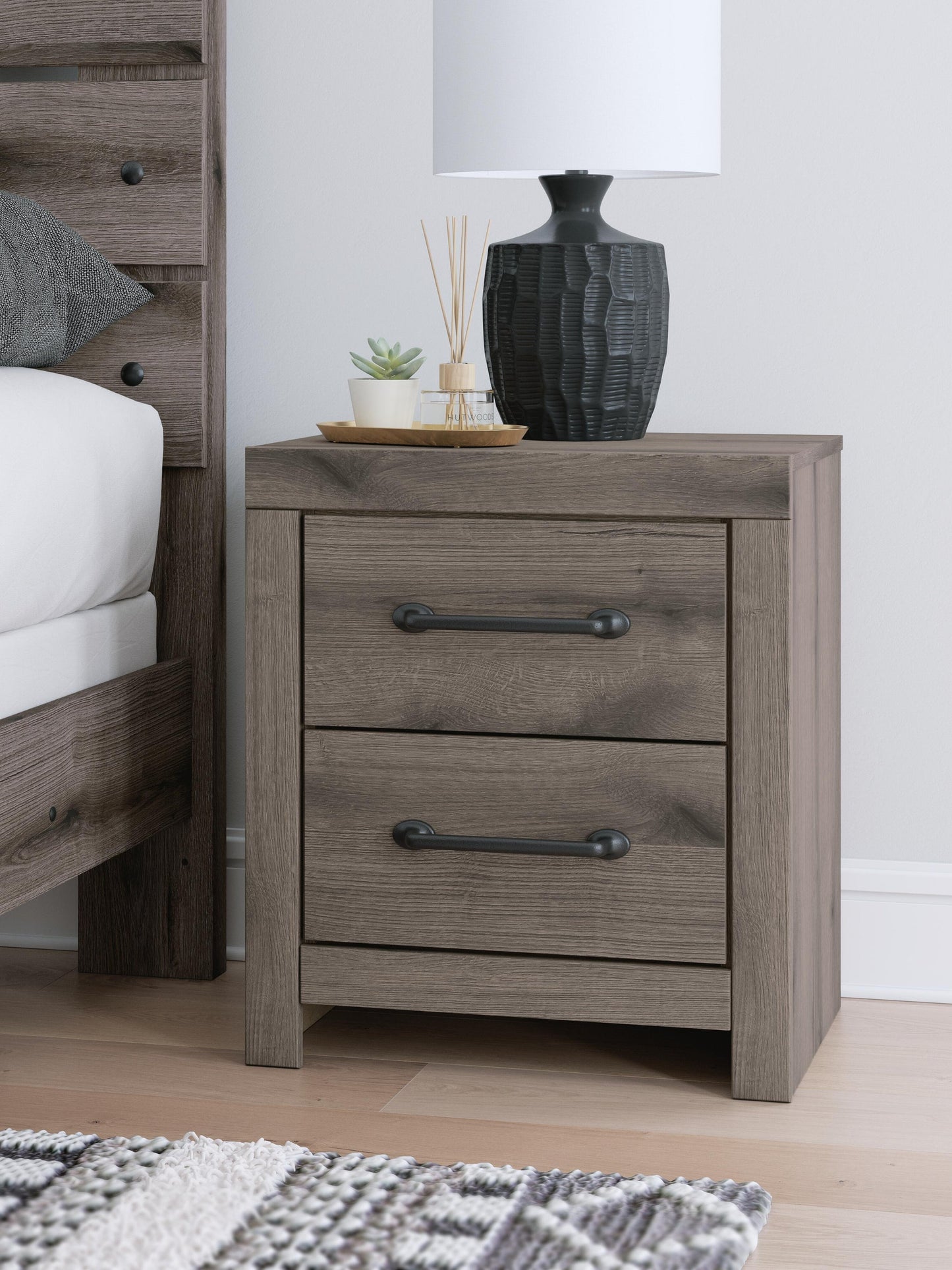 Urbanoore Twin Panel Bed, Dresser, Mirror, Chest and Nightstand