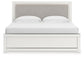 Birmonton King Upholstered Panel Bed, Dresser, Mirror, Chest and Nightstand
