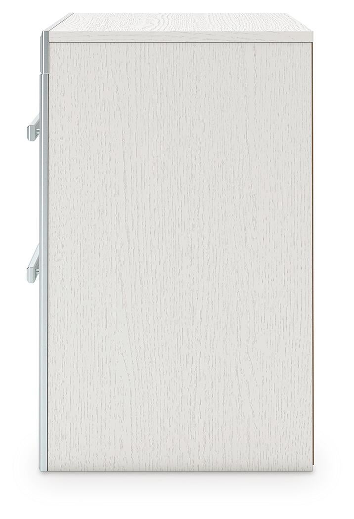 Birmonton King Upholstered Panel Bed, Dresser, Mirror, Chest and Nightstand