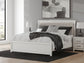 Birmonton King Upholstered Panel Bed, Dresser, Mirror, Chest and Nightstand