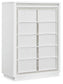 Chalanna King Upholstered Storage Bed, Dresser, Mirror, Chest and Nightstand