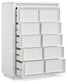 Chalanna King Upholstered Storage Bed, Dresser, Mirror, Chest and Nightstand