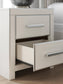 Birmonton King Upholstered Panel Platform Storage Bed, Dresser, Mirror, Chest and Nightstand
