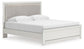 Birmonton King Upholstered Panel Platform Bed, Dresser, Mirror, Chest and Nightstand