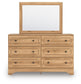 Galletyn Full Panel Bed with Mirrored Dresser and Nightstand