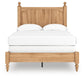Galletyn Full Panel Bed with Mirrored Dresser and Nightstand
