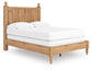 Galletyn Full Panel Bed with Mirrored Dresser and Nightstand