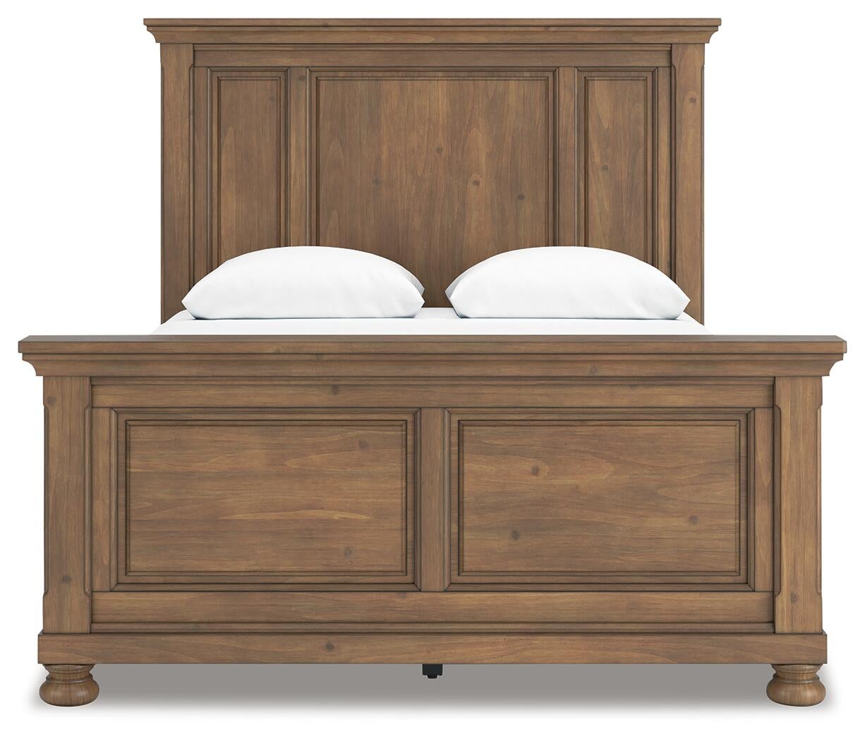 Vandenmore Queen Panel Bed with Mirrored Dresser
