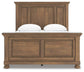 Vandenmore Queen Panel Bed with Mirrored Dresser