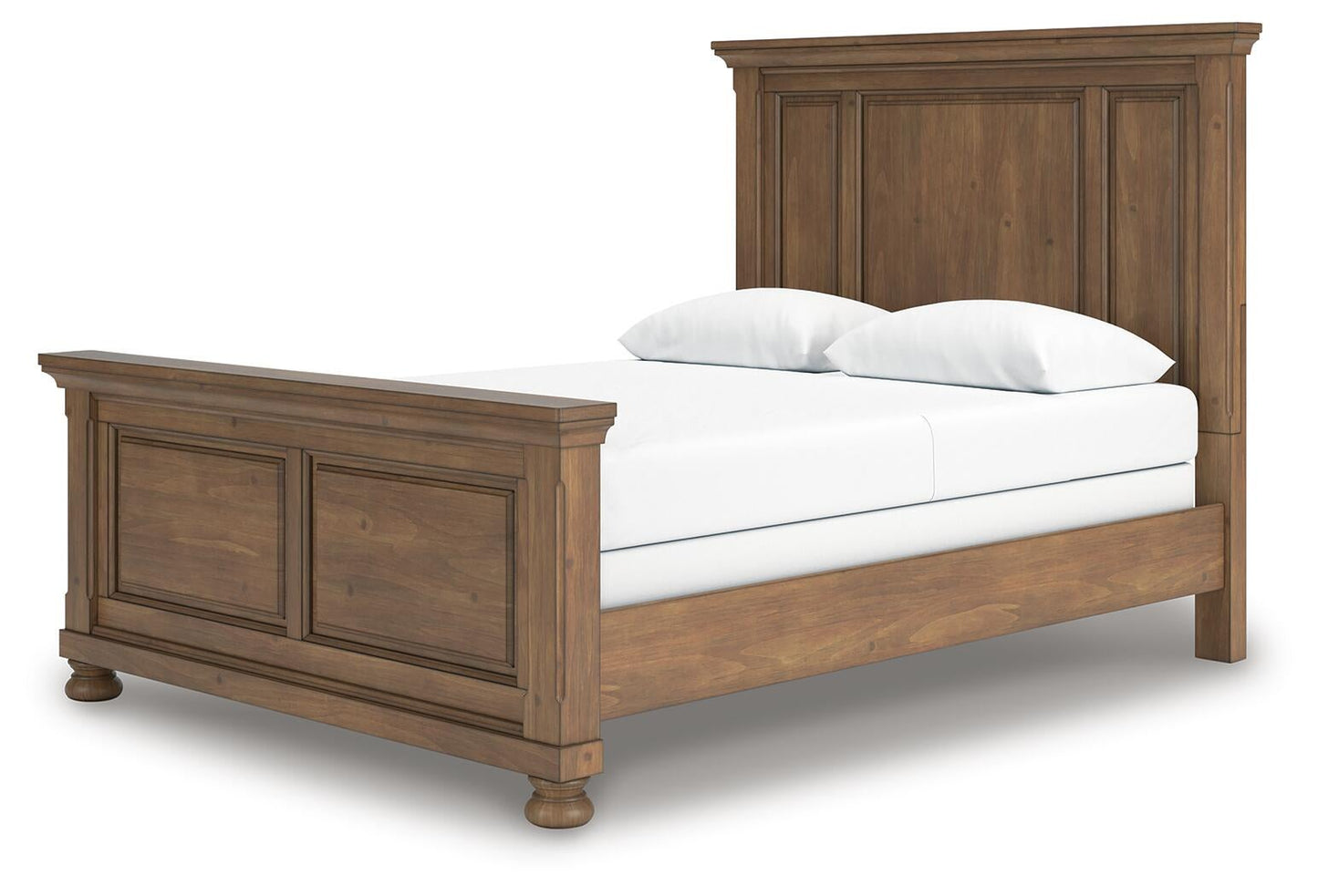 Vandenmore Queen Panel Bed with Mirrored Dresser