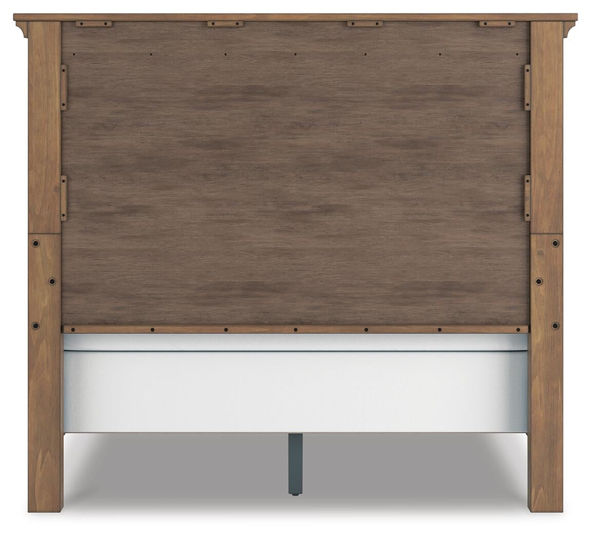 Vandenmore Queen Panel Bed with Mirrored Dresser
