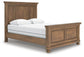 Vandenmore Queen Panel Bed with Mirrored Dresser