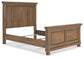 Vandenmore Queen Panel Bed with Mirrored Dresser