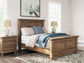 Vandenmore Queen Panel Bed with Mirrored Dresser