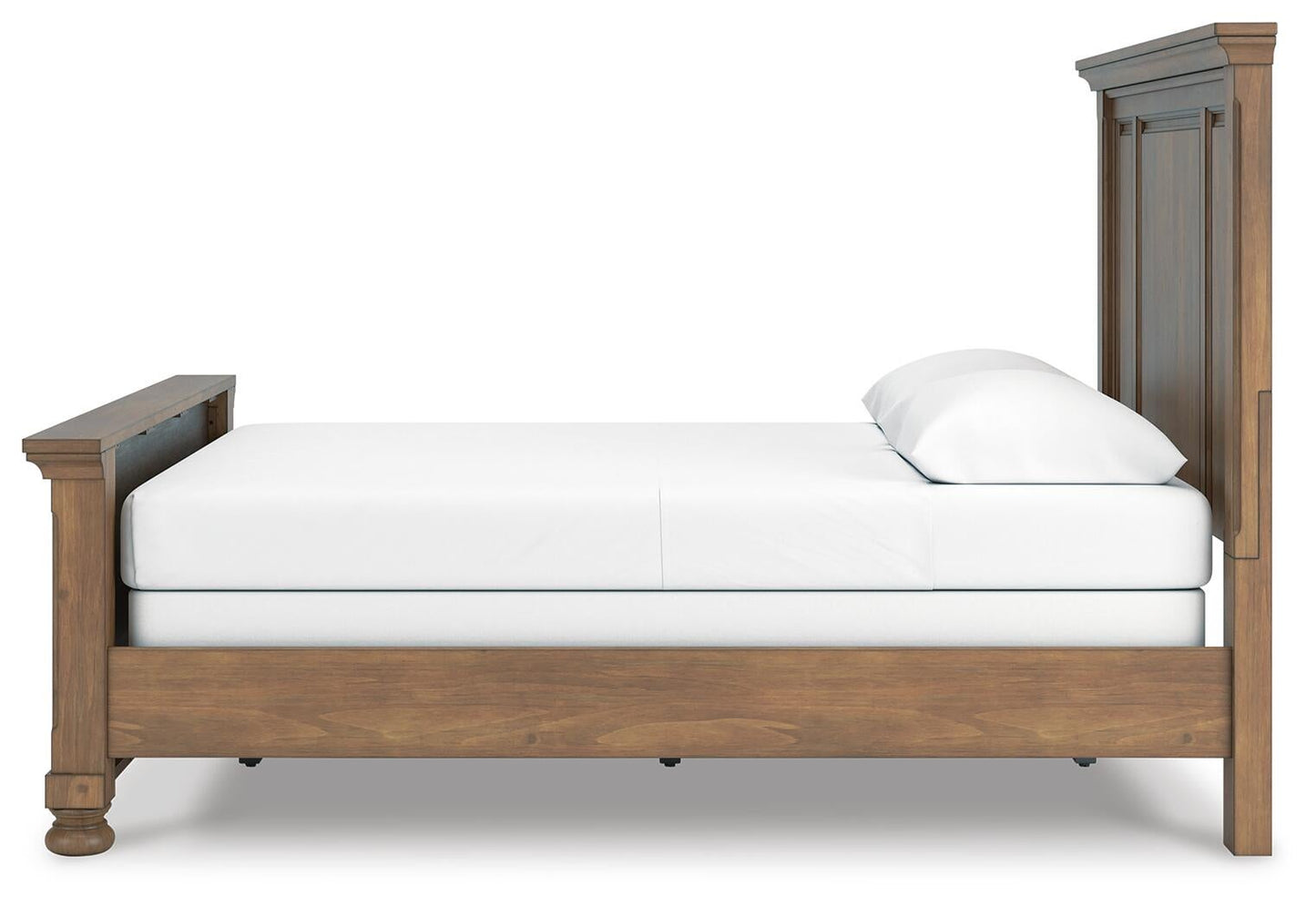 Vandenmore Queen Panel Bed with Mirrored Dresser