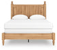 Galletyn Queen Panel Bed with Mirrored Dresser and Nightstand