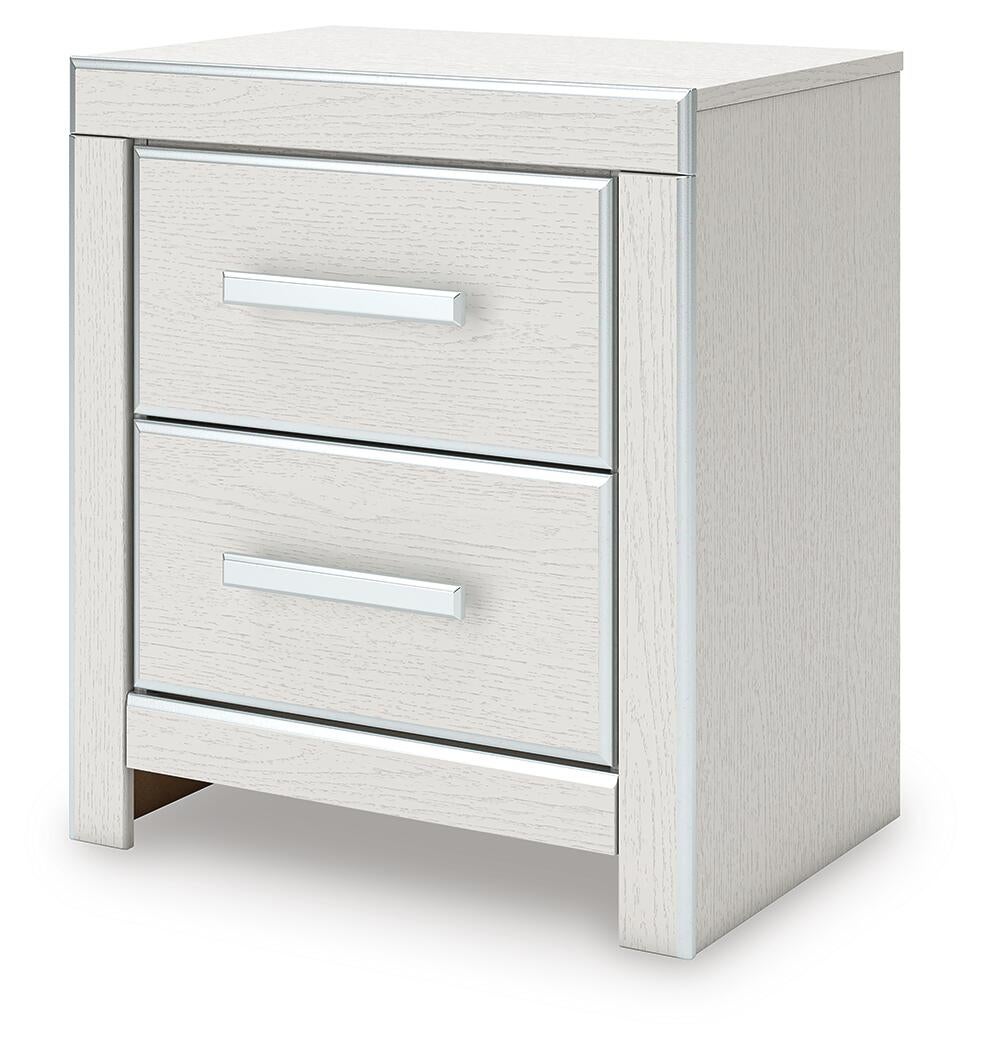 Birmonton Queen Upholstered Bed, Dresser, Mirror and Nightstand