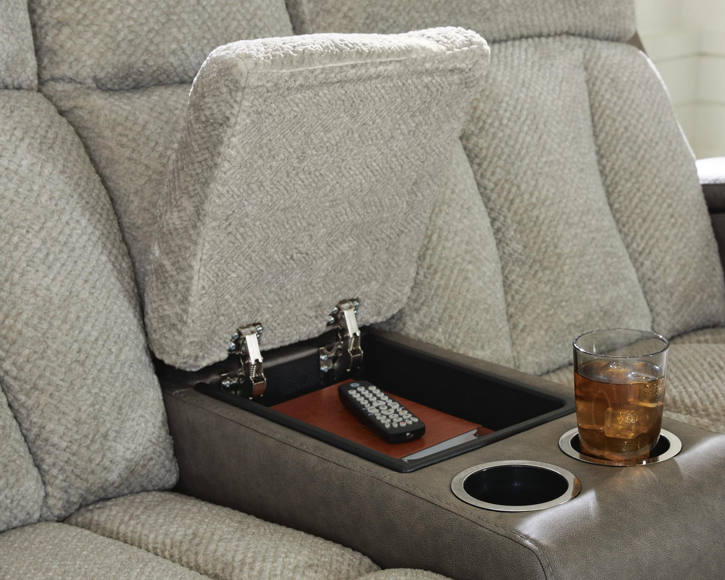 Stately Check Sofa and Loveseat