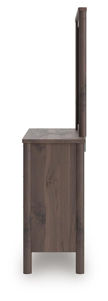 Cadmori King Panel Bed, Dresser and Mirror