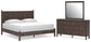 Cadmori King Panel Bed, Dresser and Mirror