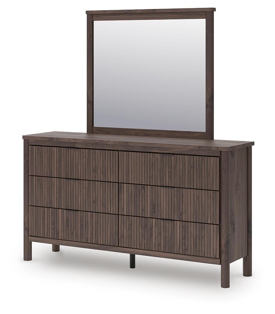 Cadmori Full Panel Platform Bed, Dresser, Mirror, Chest and Nightstand