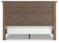 Vandenmore California King Panel Bed with Mirrored Dresser and Nightstand