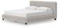 Birmonton California King Upholstered Bed, Dresser, Mirror, Chest and Nightstand