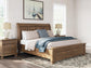 Vandenmore King Storage Sleigh Bed with Mirrored Dresser, Chest and Nightstand