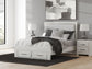 Birmonton Queen Upholstered Panel Platform Storage Bed, Dresser, Mirror, Chest and Nightstand