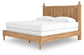 Galletyn King Panel Bed with Mirrored Dresser and Nightstand