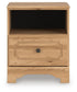 Galletyn King Panel Bed with Mirrored Dresser and Nightstand