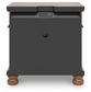 Chadworth King Poster Bed with Mirrored Dresser and Nightstand