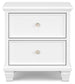 Fortman Queen Panel Storage Bed with Mirrored Dresser and Nightstand