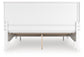 Fortman King Panel Storage Bed with Mirrored Dresser and Nightstand