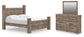 Keithland King Poster Bed, Dresser and Mirror