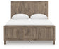 Keithland Queen Panel Bed with Mirrored Dresser and Nightstand