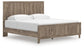Keithland King Panel Bed with Mirrored Dresser and Nightstand