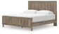 Keithland King Panel Bed with Mirrored Dresser and Nightstand