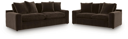 Maxton Heights Sofa and Loveseat