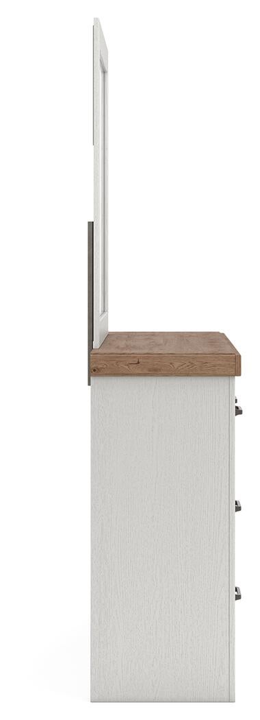 Savonport Twin Panel Bed, Dresser and Mirror
