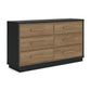 Kozmour Six Drawer Dresser