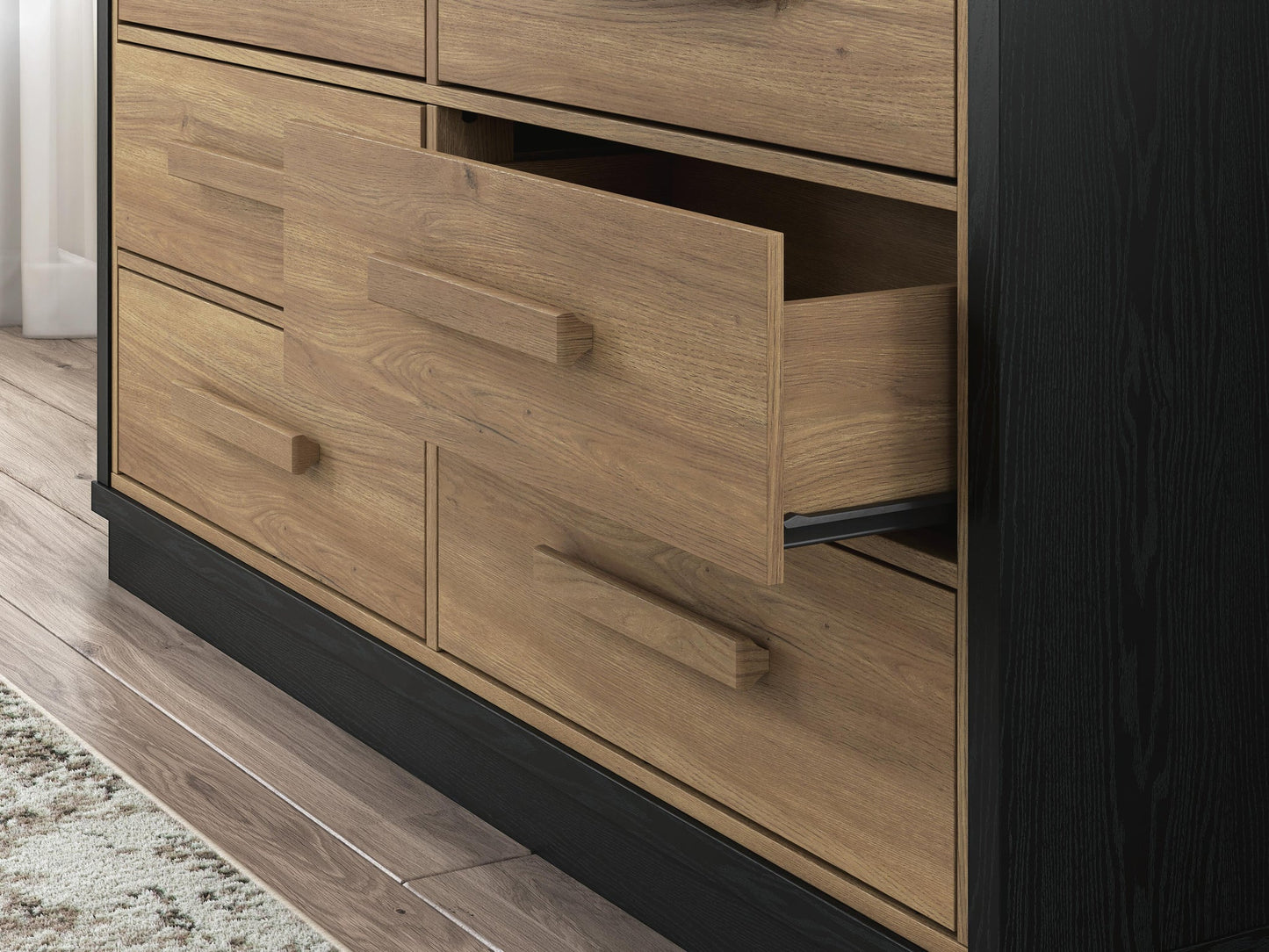 Kozmour Six Drawer Dresser