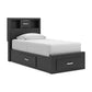 Stabotta Twin Bookcase Storage Bed